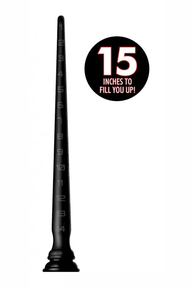 Anal Silicone Tapered Anal Hose 15 Inch Sd