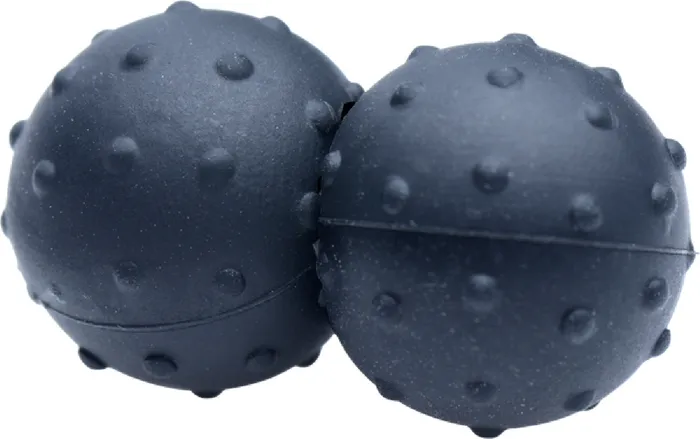 Dildos The Master Series Dragons Orbs Nubbed Silicone Magnetic Balls Black XR Brands