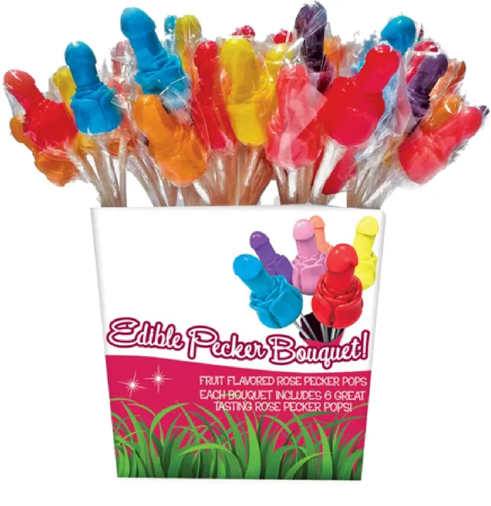 Female Sex Toys Hott Products Unlimited Edible Pecker Bouquet 12 X 6 Piece Display
