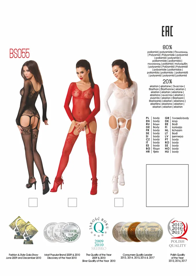 Passion Lingerie Bodystockings Playsuits Bodystocking BS055 White Passion Lingerie Bodystockings Playsuits Bodystocking BS055 White