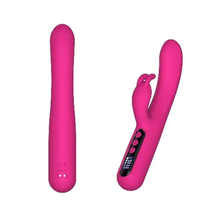 Plesur Company Female Sex Toys Gspot Rabbit Vibrator with LCD Display
