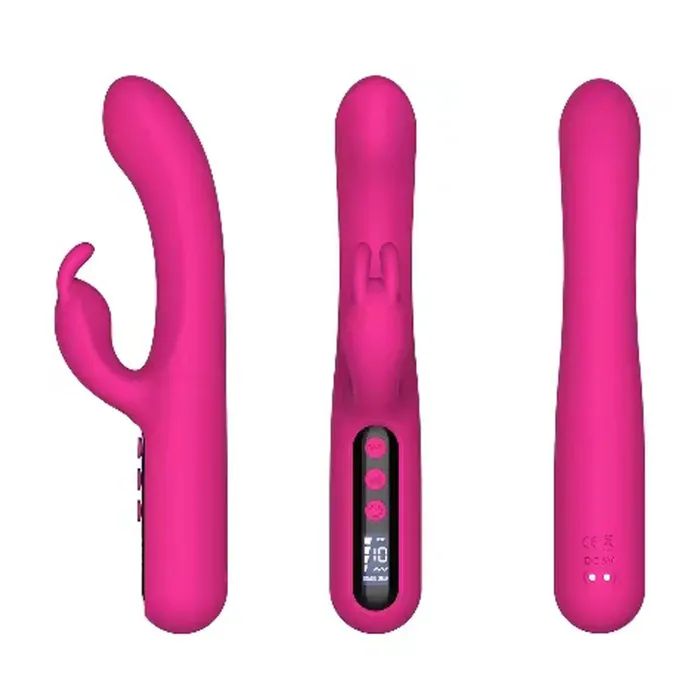 Plesur Company Female Sex Toys Gspot Rabbit Vibrator with LCD Display