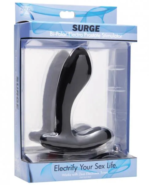 Zeus Anal Zeus Surge Bipolar Electro Prostate Stimulator Black Zeus Anal Zeus Surge Bipolar Electro Prostate Stimulator Black