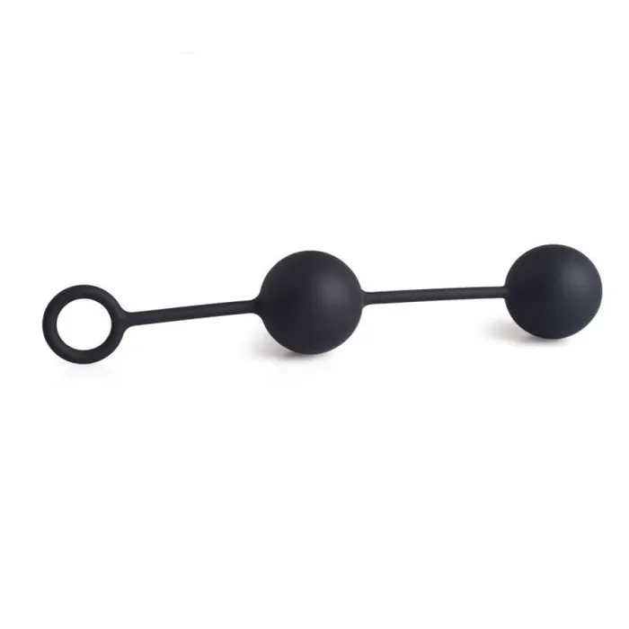 Dildos Toyz4Lovers Vaginal balls made of 100 silicone T4L black