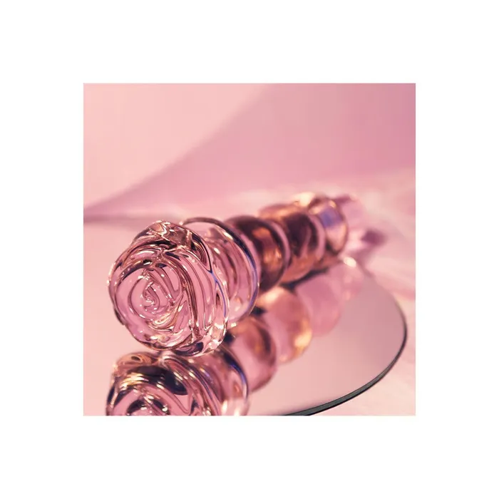 Dream Toys Glass Butt Plug Rosebud Beaded Plug Anal