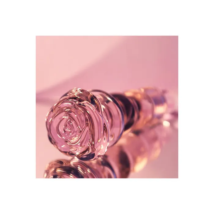 Dream Toys Glass Butt Plug Rosebud Beaded Plug Anal