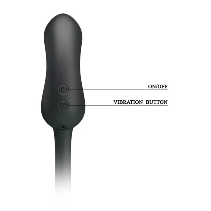 Female Sex Toys Hercules Rechargeable Vibrating Stimulator with Cock Extender Pretty Love