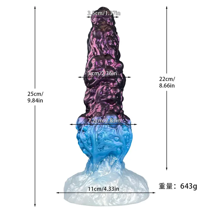  Female Sex Toys Monster Thick Knot Fantasy Dildo